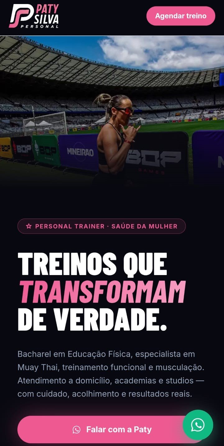 Exemplo LinkBio — Paty Personal